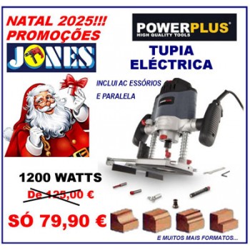 TUPIA POWERPLUS 1200 WATTS COM 3 FRESAS